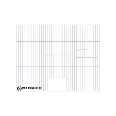 Façade 50x40cm (Porte + Porte tournante) - OST Belgium - 14,10 € - Ost-Belgium - 1985000000559 - Ornibird SRL