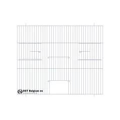 Façade 50x40cm (Porte + 2 portes tournantes) - OST Belgium - 17,10 € - Ost-Belgium - 1985000000542 - Ornibird SRL