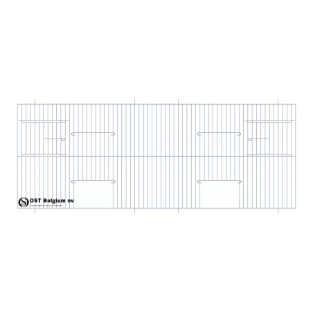 Façade 80x30cm (2 portes + 2 portes tournantes) - OST Belgium à 21,60 € -  - 89930811 - Devantures