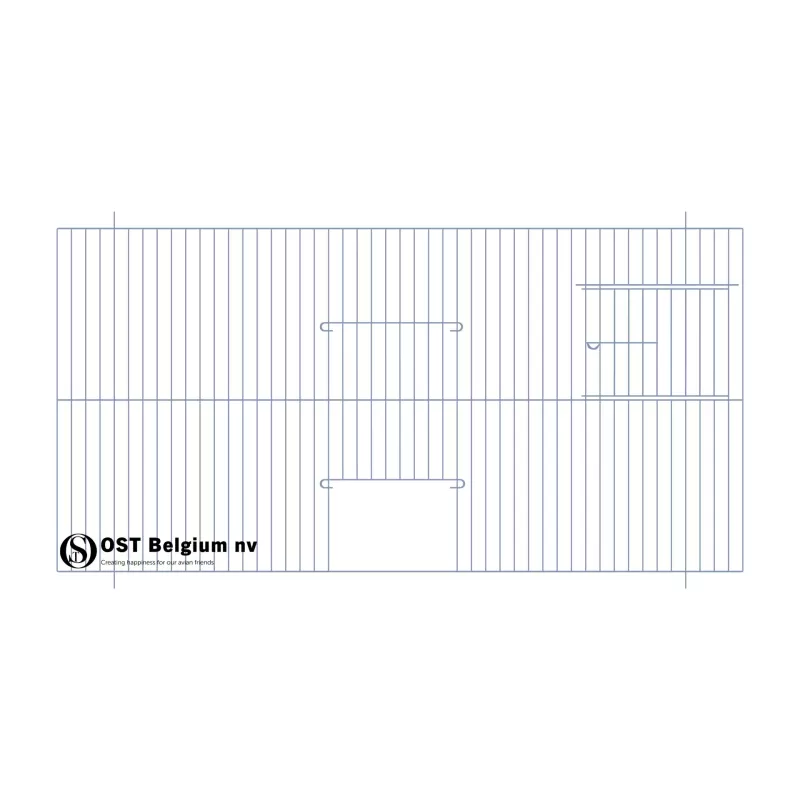 Façade  60x30cm (Porte + Porte tournante) - OST Belgium