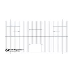 Façade 60x30cm (Porte + 2 portes tournantes) - OST Belgium à 17,10 € - Ost-Belgium - 89930631 - Devantures