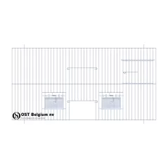 Façade 60x30cm (Porte + porte tournante + clapets) - OST Belgium à 19,10 € - Ost-Belgium - 89930661 - Devantures