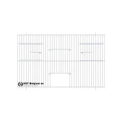 Façade 50x30cm (Porte + 2 portes tournantes) - OST Belgium à 15,75 € - Ost-Belgium - 89930531 - Devantures