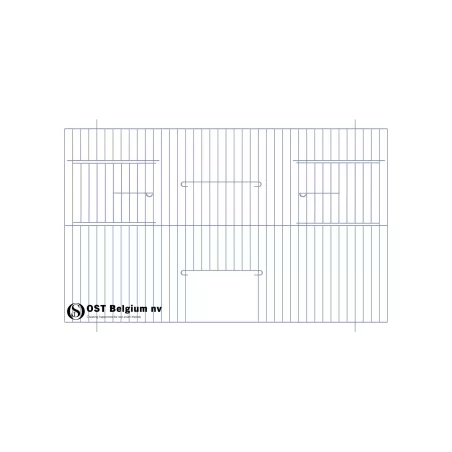 Façade 50x30cm (Porte + 2 portes tournantes) - OST Belgium à 15,75 € - Ost-Belgium - 89930531 - Devantures
