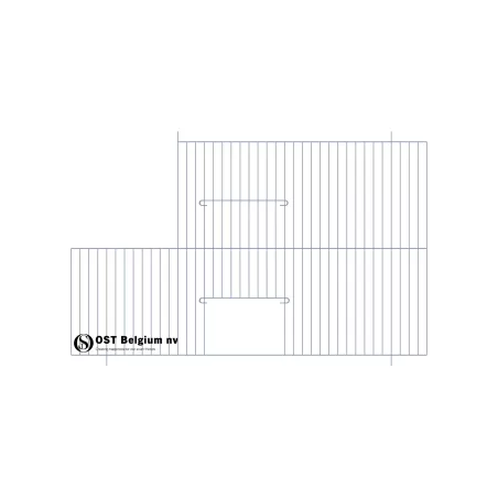 Façade 50x30cm (Porte + coin) - OST Belgium à 10,75 € - Ost-Belgium - 89930591 - Devantures