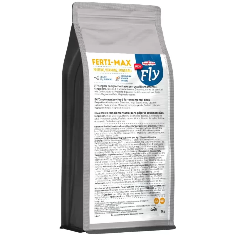 Ferti-Max 1kg, apport en proteines et vitamines - Raggio di Sole Ferti-Max 1kg, apport en proteines et vitamines - Raggio di Sole
