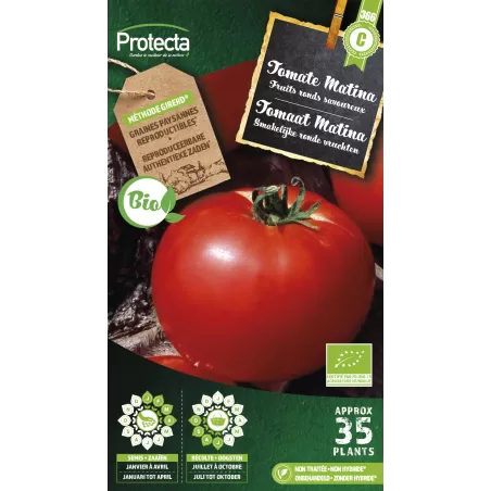 Tomate Matina FR-BIO-15 - Cat. C - Protecta à 4,80 € - Protecta - SE-POT-00228 - Plantes, Buis & Légumes