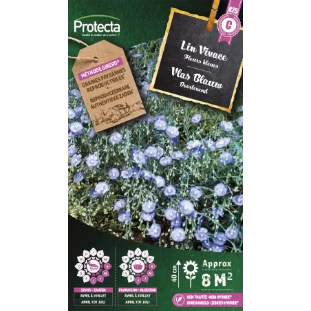 Lin Vivace Bleu - Cat. C - Protecta à 4,80 € - Protecta - SE-CON-00078 - Plantes, Buis & Légumes