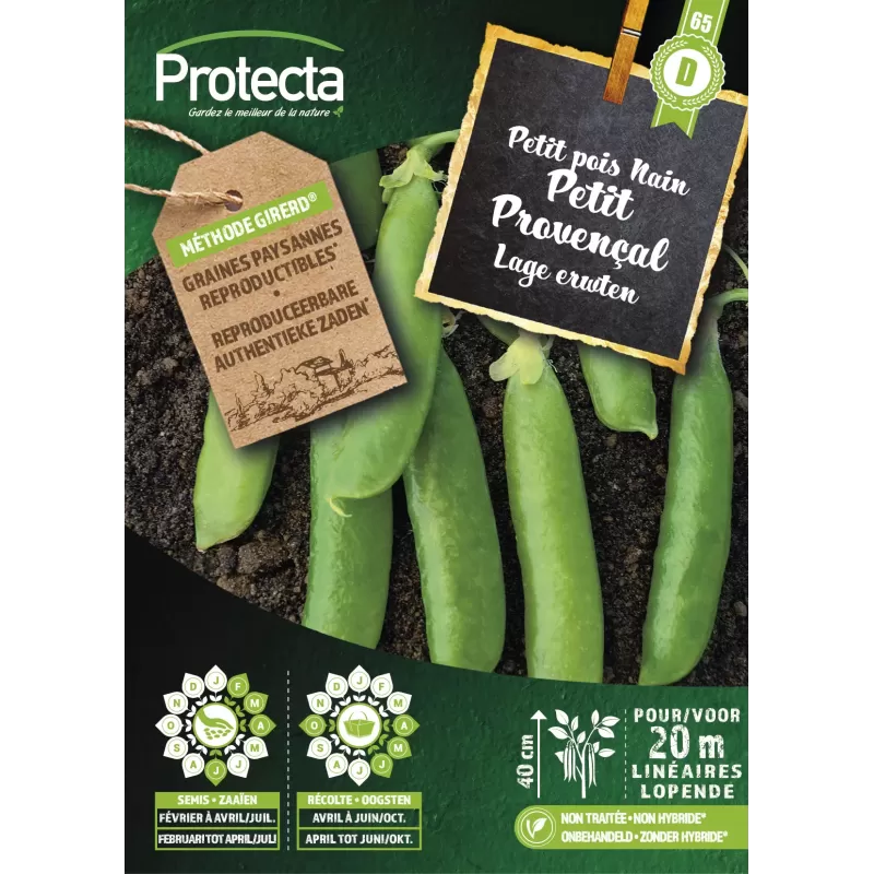 Petit Pois Nain PETIT PROVENCAL - Cat. D - Protecta Petit Pois Nain PETIT PROVENCAL - Cat. D - Protecta