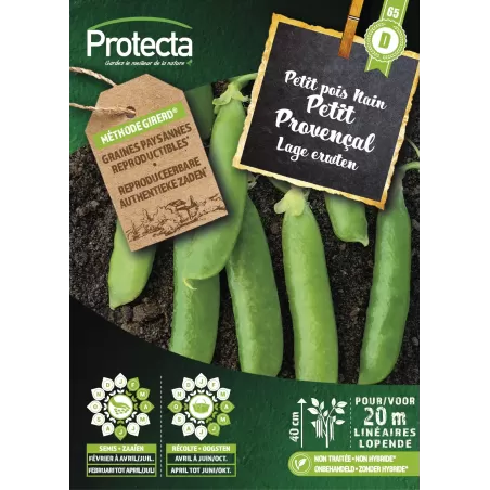 Petit Pois Nain PETIT PROVENCAL - Cat. D - Protecta
