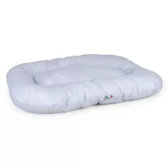 Coussin ovale cousu Mellow XL bleu 100x66x10cm - Duvo+ - 29,95 € - Duvo + - 5414365423087 - Ornibird SRL