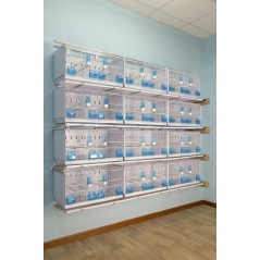 Batterie de 12 cages 64x30x34 Modèle Champion- New Canariz - 1 260,00 € - New Canariz - 1516739131636 - Ornibird SRL