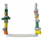Balançoire avec Pierres et Bois de Java 33 cm - Parrots & Toys