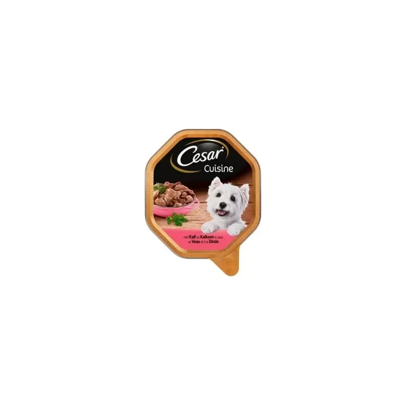 Tray Cuisine Veau & Dinde 150g - Cesar