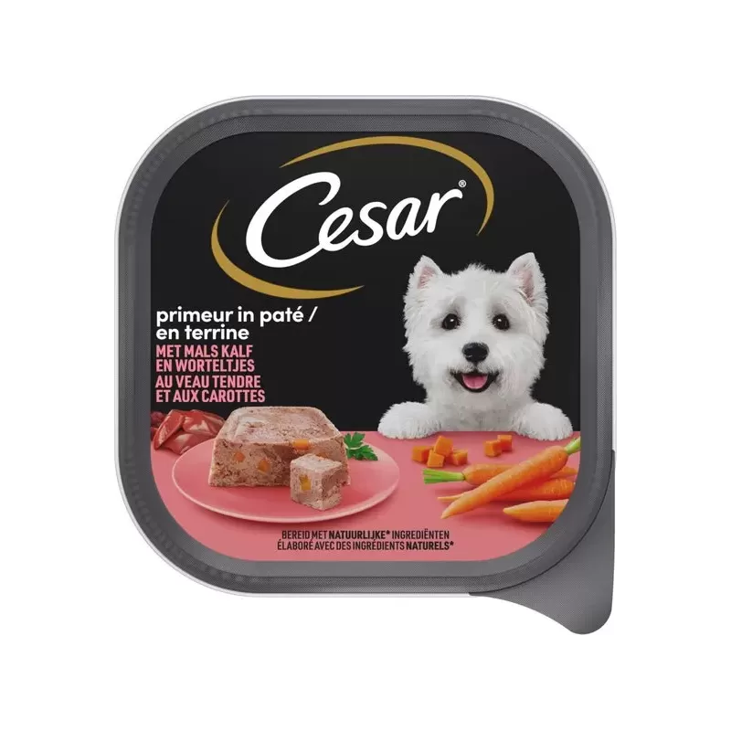 Tray Primeur Veau & Carottes 300g - Cesar