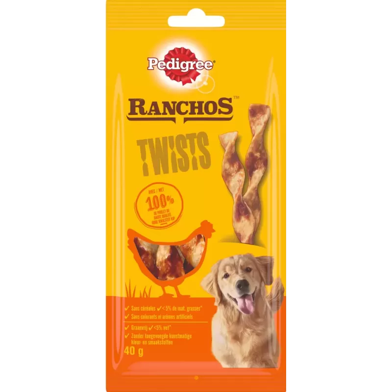 Ranchos Twist 40g Poulet - Pedigree Ranchos Twist 40g Poulet - Pedigree
