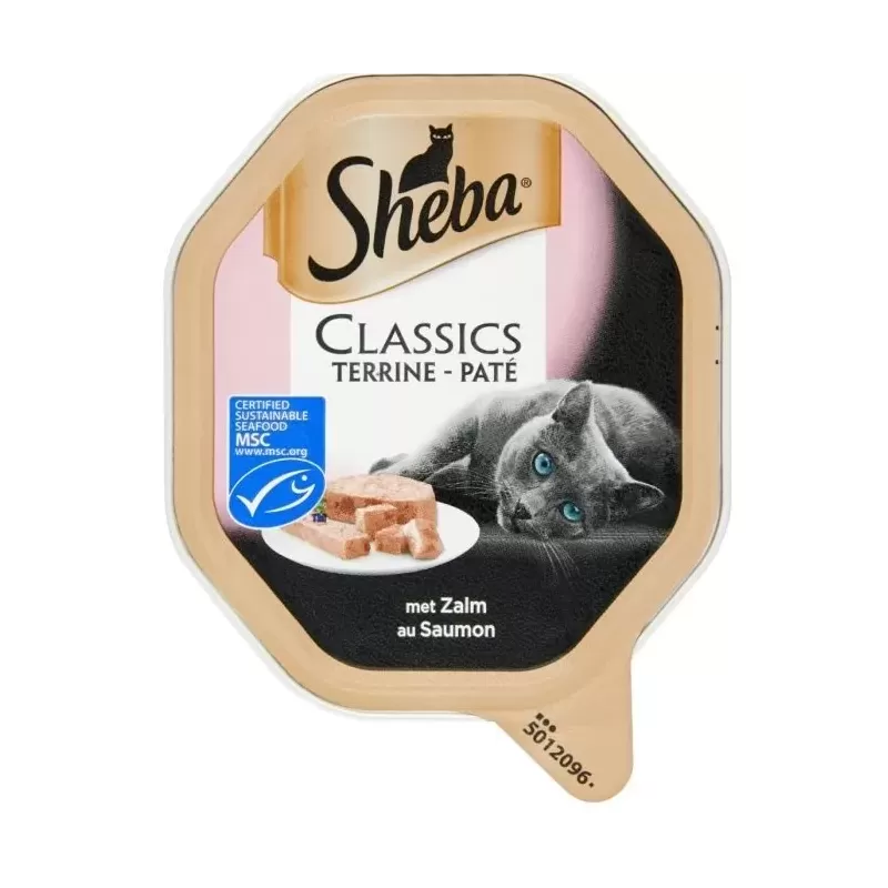 Pâtée Classics Saumon 85g - Sheba Pâtée Classics Saumon 85g - Sheba