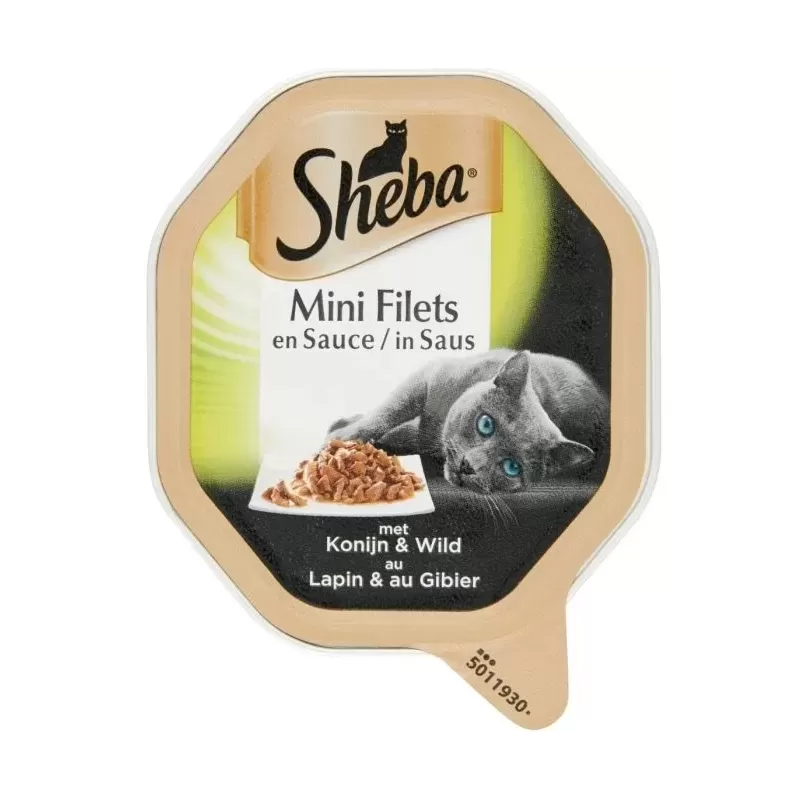 Minifilets Lapin Gibier 85g - Sheba Minifilets Lapin Gibier 85g - Sheba