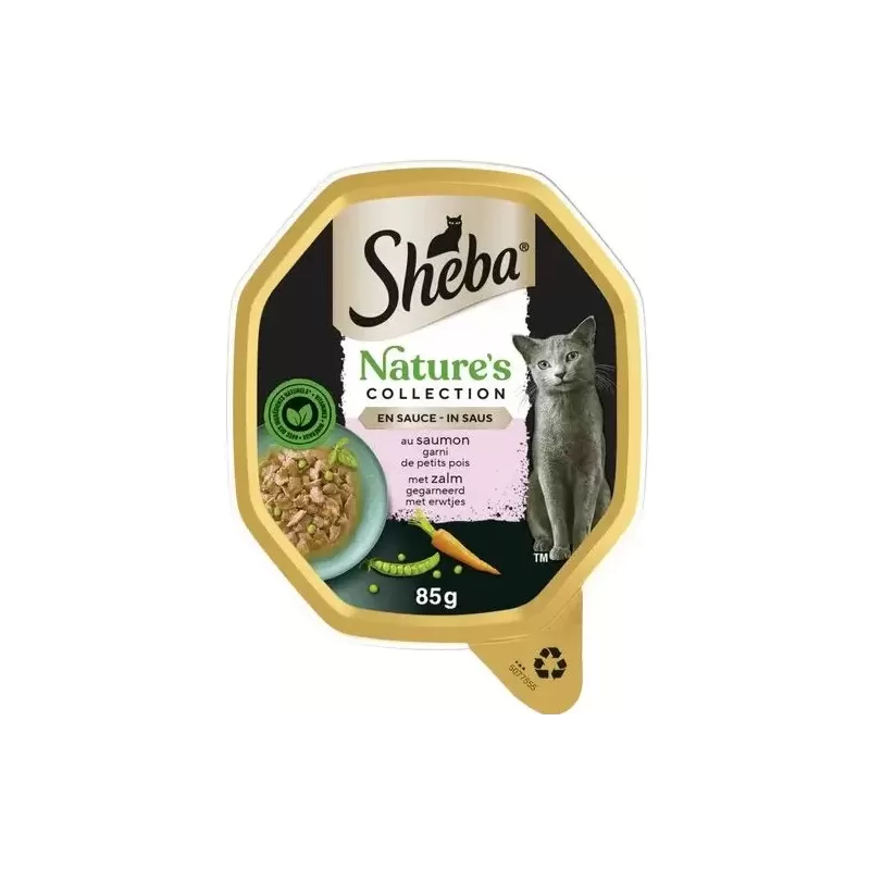 Pâtée Nature Collection Saumon&Petits Pois 85g - Sheba Pâtée Nature Collection Saumon&Petits Pois 85g - Sheba