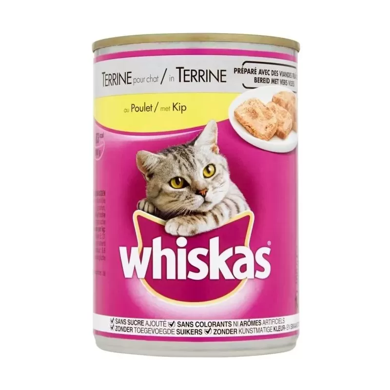 Boîte Poulet Terrine 400gr - Whiskas