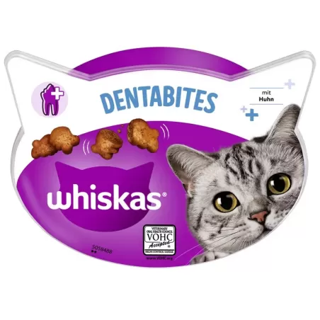 Dentabites Poulet 40gr - Whiskas à 2,99 € - Whiskas - 298854 - Whiskas