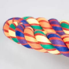 Corde en coton boucle et 3 nœuds multicolore - Duvo+ à 5,75 € - Duvo + - 15798 - Jouets à lancer/rapporter