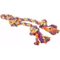 Corde en coton boucle et 3 nœuds multicolore - Duvo+