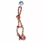 Corde en coton boucle et 5 nœuds multicolore - Duvo+ Corde en coton boucle et 5 nœuds multicolore - Duvo+