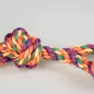 Corde en coton boucle et 5 nœuds multicolore - Duvo+ Corde en coton boucle et 5 nœuds multicolore - Duvo+