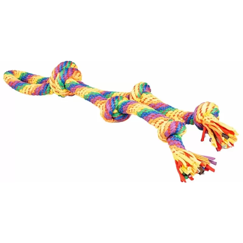 Corde Sweater boucle et 5 nœuds multicolore - Duvo+ Corde Sweater boucle et 5 nœuds multicolore - Duvo+