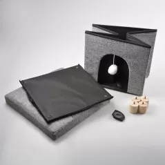 Maison griffoir pour chat Gina gris - Duvo+ à 43,95 € - Duvo + - 15734 - Arbre à chat & griffoir