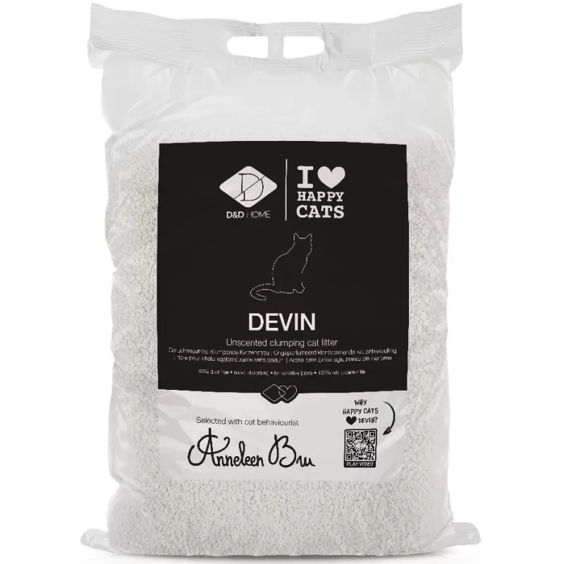 Litière agglomérante sans parfum 12kg/ 13,8L - DEVIN Litière agglomérante sans parfum 12kg/ 13,8L - DEVIN