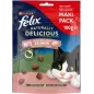 Naturally Delicious Snack pour Chats Au Saumon et épinards 180g - Felix Naturally Delicious Snack pour Chats Au Saumon et épinards 180g - Felix