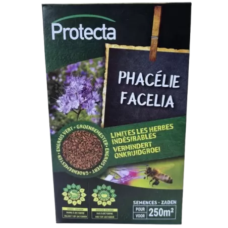 Phacélie 500g 250 m² - Protecta à 18,70 € -  - SE-ENG-00002 - Plantes, Buis & Légumes