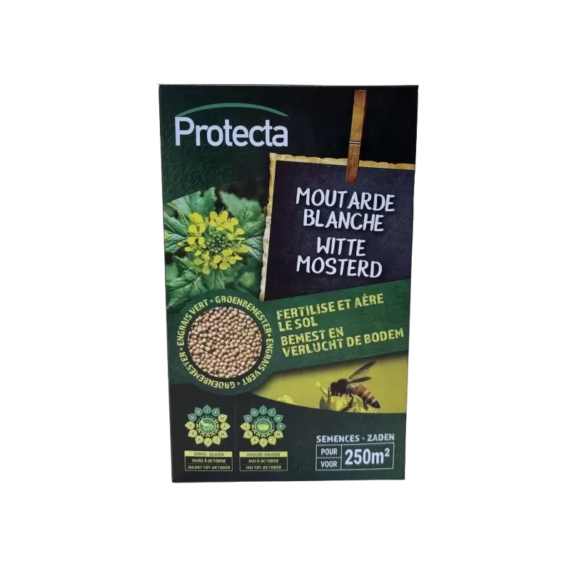 Moutarde Blanche 500g 250 m² - Protecta Moutarde Blanche 500g 250 m² - Protecta
