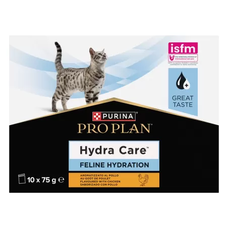 Feline supplément Hydra Care Poulet 10x75gr - Pro Plan à 9,50 € - Purina - 12601693 - Pro Plan