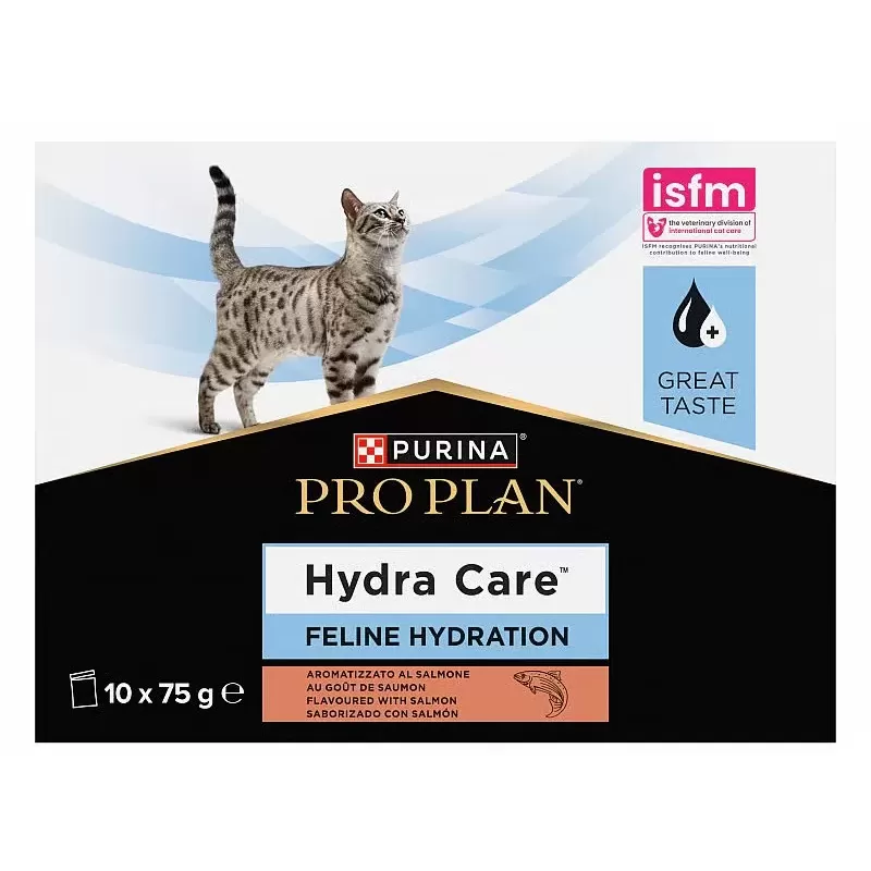 Feline Hydra Care Saumon 10x75gr - Pro Plan Feline Hydra Care Saumon 10x75gr - Pro Plan