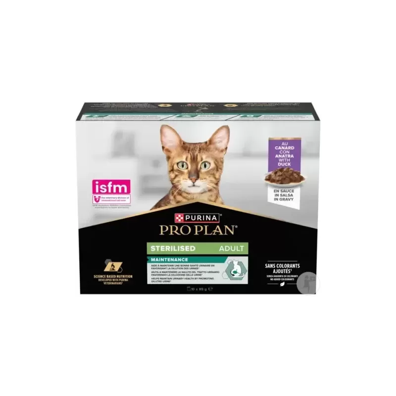 Sterilised Maintenance - Canard en sauce - 10x85gr - Pro Plan Sterilised Maintenance - Canard en sauce - 10x85gr - Pro Plan