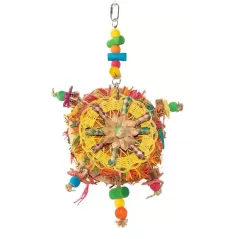 Jouet Perroquet Homespun 26x24x10 - Parrots & Toys - 14,95 € - Vogelhof - Parrots & Toys - 6097202124164 - Ornibird SRL
