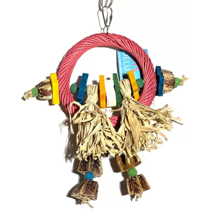 Jouet Perroquet Homespun 26x24x10 - Parrots & Toys Jouet Perroquet Homespun 26x24x10 - Parrots & Toys