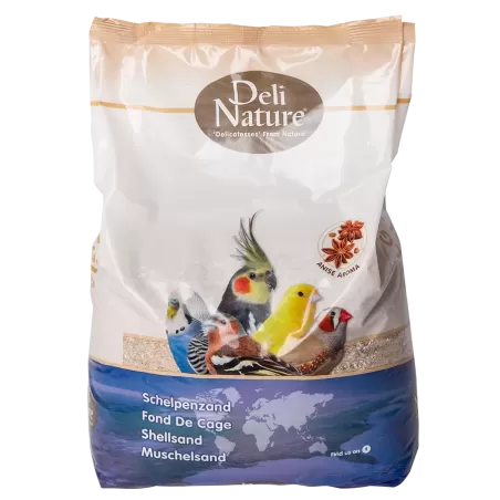 Fond de cage brun 20kg - Deli Nature à 6,70 € - Deli Nature - 023601 - Graviers