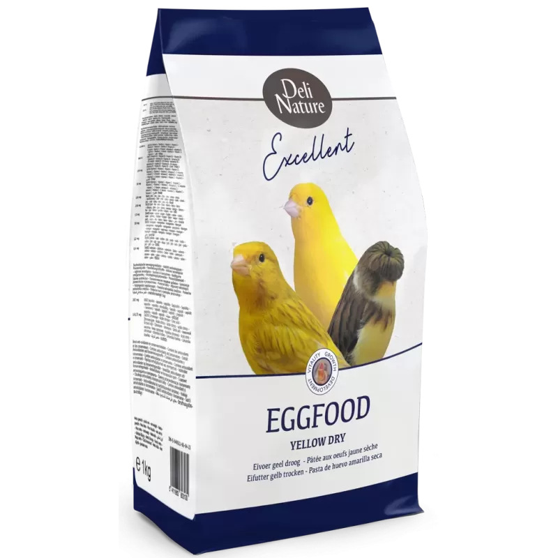 Patée aux oeufs jaune sèche 4kg - Deli Nature