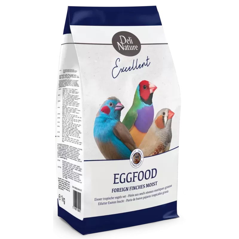 Patée aux oeufs grasse exotiques 4kg - Deli Nature