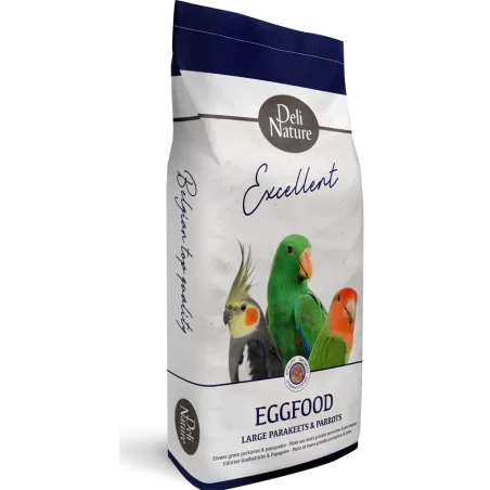 Patée aux oeufs grasse grandes perruches et perroquets 10kg - Deli Nature à 45,45 € - Deli Nature - 040524 - Deli-Nature