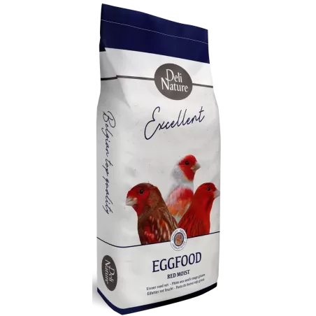Patée aux oeufs rouge grasse 10kg - Deli Nature à 44,10 € - Deli Nature - 040527 - Deli-Nature