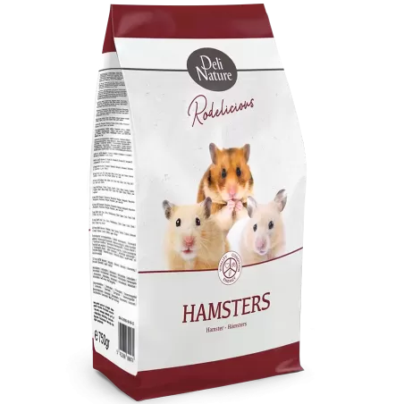 Rodelicious Hamsters 750gr - Deli Nature à 4,15 € - Deli Nature - 029505 - Alimentation principale
