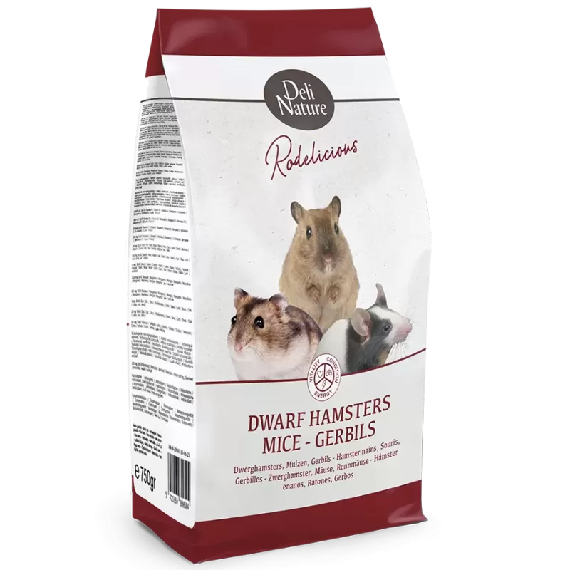 Rodelicious Souris, Gerbille et Hamsters 750gr - Deli Nature Rodelicious Souris, Gerbille et Hamsters 750gr - Deli Nature