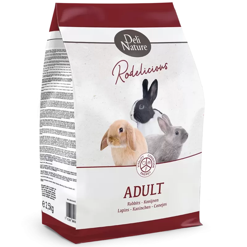 Rodelicious Lapins Adult 2,5kg - Deli Nature