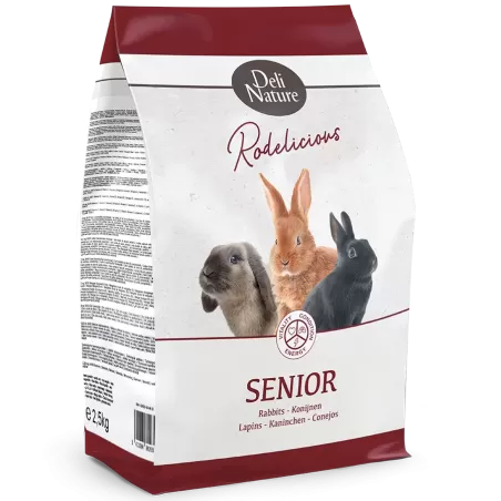 Rodelicious Lapins Senior 2,5kg - Deli Nature à 11,50 € - Deli Nature - 029533 - Alimentation principale