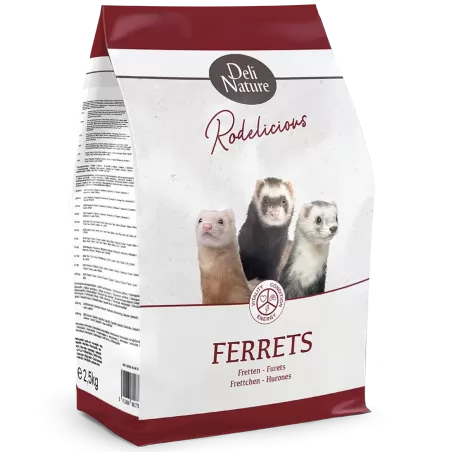 Rodelicious Furets 2,5kg - Deli Nature à 12,75 € - Deli Nature - 029538 - Alimentation principale